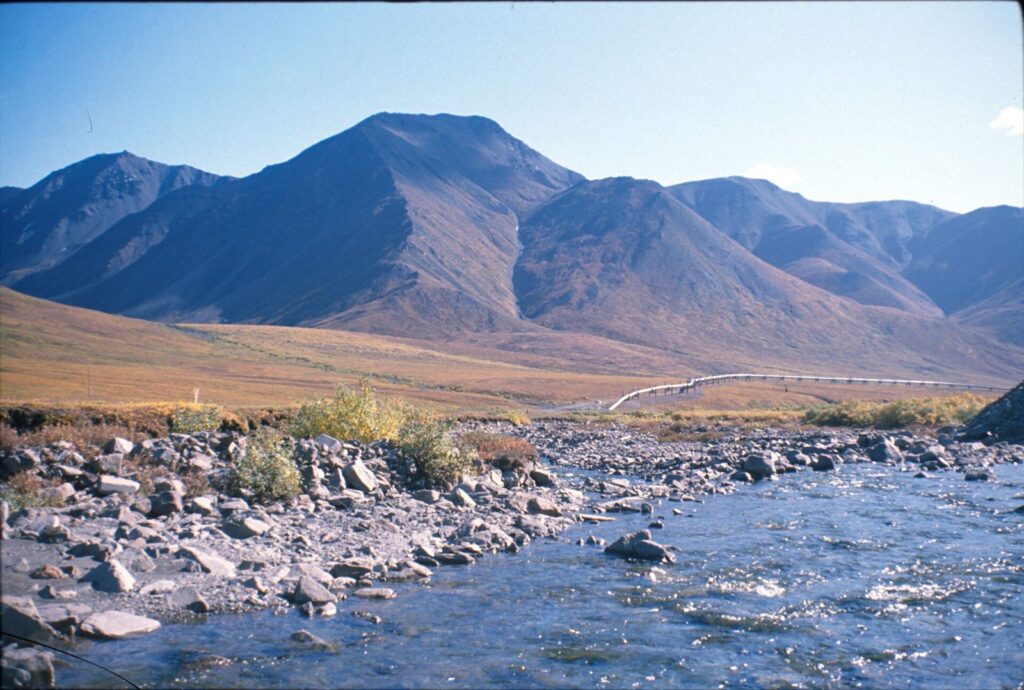Atigun Pass and the Trans-Alaska Pipeline in the Brooks Range