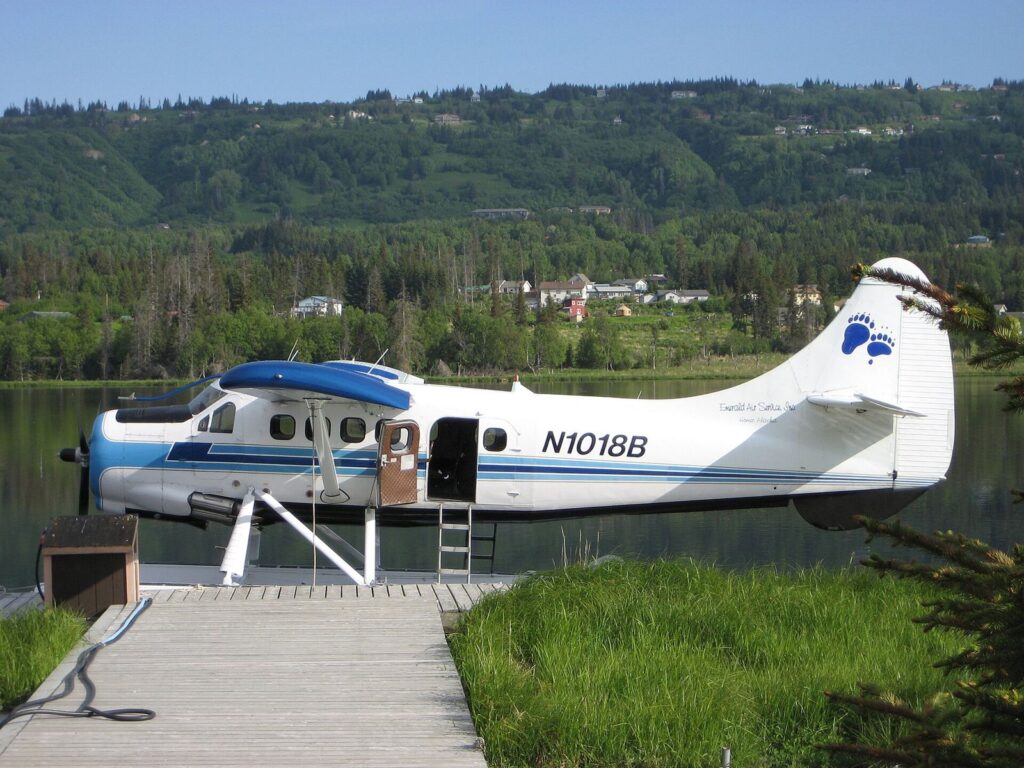 A de Havilland Otter floatplane at Homer